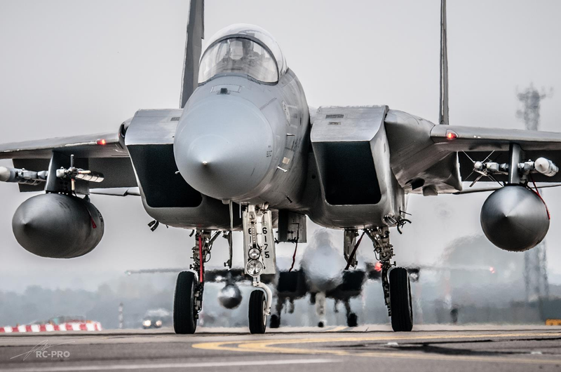 Illustration for article titled This Photo Tour Of The USAF's "Grim Reapers" F-15 Squadron Will Give You Shivers